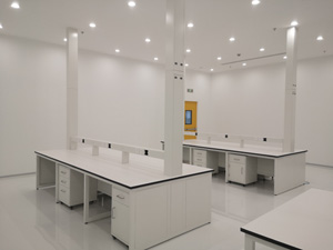 全鋼中央實驗臺（框架結(jié)構(gòu)配推柜）